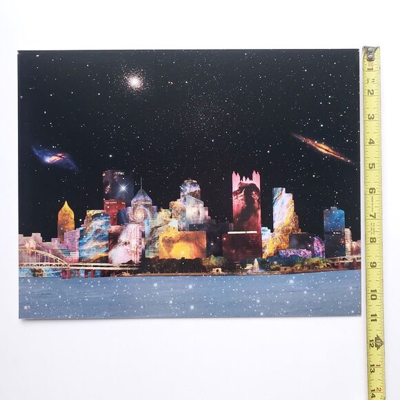Astrophotography Print Stardust City Bill Snyder Pittsburgh PA Skyline Composite - Picture 6 of 7